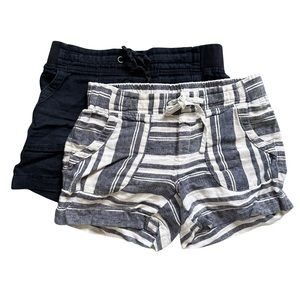 Athleta 100% Linen Shorts *2 pair* Bundle!